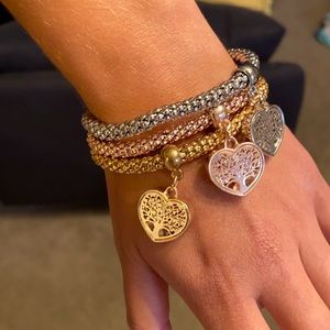 Limited Edition Heart Charm Bracelets